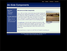 Tablet Screenshot of airside-hvac.com